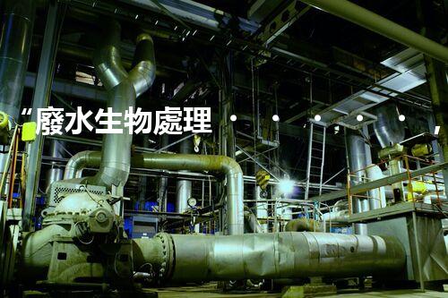 “廢水生物處理，旨在凈化水源，守護碧水藍天”